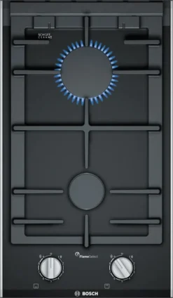 Bosch PRB3A6B70 Serie 8 Domino Gaskochfeld 30cm Glaskeramik