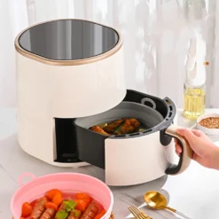 7.5'' Zusammenklappbarer Heißluftfritteusen-Silikontopf Grau Silikon Backkorb Kompaktfriteusen -Bosch Verkäufe 0141eb0d71bf200d7d6147902bb62b65