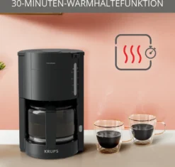 Krups F30908 ProAroma Kaffeemaschine Schwarz -Bosch Verkäufe 017cd13d6f10ed12d72735ee1255be66