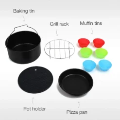 Princess 10-tlg. Heißluftfritteuse-Zubehör-Set 5,2L Metall Und Silikon 31 Princess 10-tlg. Heißluftfritteuse-Zubehör-Set 5,2L Metall Und Silikon -Bosch Verkäufe 03556d963579d80887dcbb0d9630c064