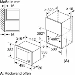 Siemens IQ300 BF523LMB3, Integriert, Solo-Mikrowelle, 20 L, 800 W, Drehregler, Berührung, Schwarz, Edelstahl -Bosch Verkäufe 03d189e0bb47bdcd639fd1fe9aadd4c2