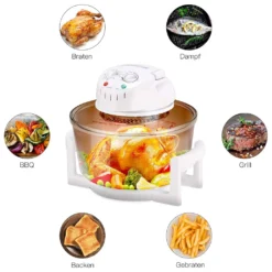 COSTWAY Halogenofen Heissluftofen Halogenoven Heissluftgrill Mit Erweiterungsring 17 L 1400W Timer 65 °C– 250 °C 8 COSTWAY Halogenofen Heissluftofen Halogenoven Heissluftgrill Mit Erweiterungsring 17 L 1400W Timer 65 °C– 250 °C -Bosch Verkäufe 0572659f3af5210828fd1880b2fb172f