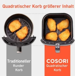 Cosori Premium 5,5-Liter Heißluftfritteuse, Grau 17 Cosori Premium 5,5-Liter Heißluftfritteuse, Grau -Bosch Verkäufe 06bf99c5a24a34e6dfd55400a68999cb