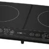 CLATRONIC Induktions-Doppelkochplatte DKI 3609 Schwarz 3500 Watt Herdplatte