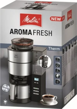 Melitta Aroma Fresh Therm - Kaffeemaschine - Edelstahl/schwarz -Bosch Verkäufe 090fbf1039d044ff687c2c31bad5d903
