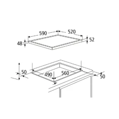 PKM Kochfeld Ceranfeld Mit Edelstahlrahmen Autark EB-C4-2KBTC Touch Control -Bosch Verkäufe 09400513512184ee8dbdae0bfc586991