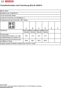 Bosch Serie 6 PKN645FP1E Elektro-Kochfelder - Schwarz -Bosch Verkäufe 0a93e31afb1da8c3c176780936b30086
