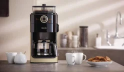 Philips HD7768/90 Grind & Brew Filter Kaffeemaschine, Mahlwerk, Timer, Champagner/schwarz -Bosch Verkäufe 0af97891f902c677e6902d277008d3e0