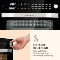 Klarstein Vigor Air Heißluftfritteuse XXL - Airfryer Mit 1800 W - 30 Liter - 18 Programme - Ober- Und Unterhitze - Digitales Bedienfeld Mit Touchscreen - Edelstahl 13 Klarstein Vigor Air Heißluftfritteuse XXL - Airfryer Mit 1800 W - 30 Liter - 18 Programme - Ober- Und Unterhitze - Digitales Bedienfeld Mit Touchscreen - Edelstahl -Bosch Verkäufe 0bf7319c7083bc401089ad3670a1cc93