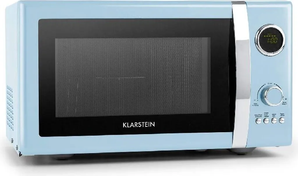 Fine Dinesty 2-in-1-Mikrowelle: 23l 800W / Grill: 1000W Blau 8 Fine Dinesty 2-in-1-Mikrowelle: 23l 800W / Grill: 1000W Blau – Bild 6