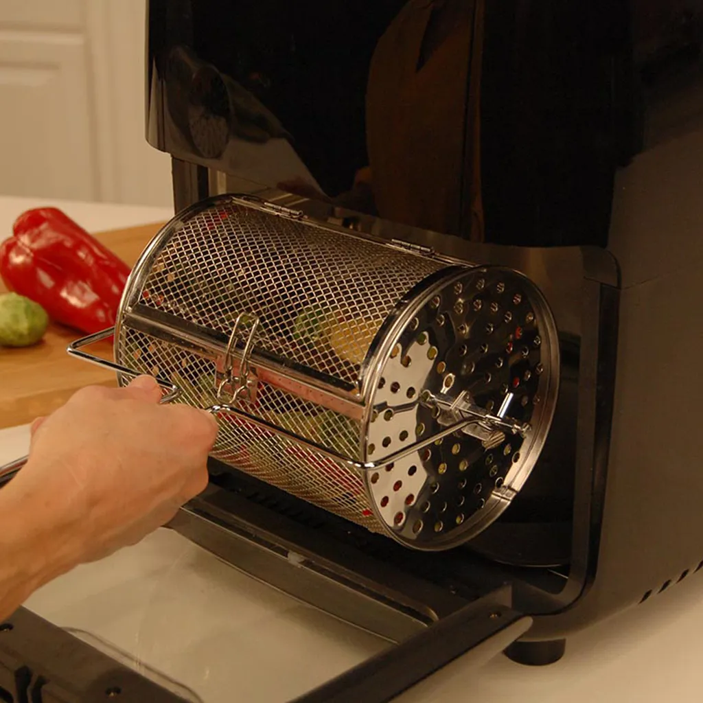 Starlyf® Air Oven XXL – 12 Liter Heißluftfriteuse Mit 10 Programmen Und Rotisserie-Funktion, Drehspieß, LED Display Mit Touch Screen, 1700 Watt , Ohne ÖL - Airfryer, Heißluft, Fritteuse, Heißluftofen, Backofen, Dehydrator, Grill 13 Starlyf® Air Oven XXL – 12 Liter Heißluftfriteuse Mit 10 Programmen Und Rotisserie-Funktion, Drehspieß, LED Display Mit Touch Screen, 1700 Watt , Ohne ÖL - Airfryer, Heißluft, Fritteuse, Heißluftofen, Backofen, Dehydrator, Grill – Bild 11