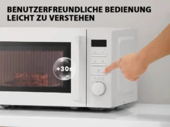 Mikrowelle 20L, Solo-Mikrowelle Mit 8 Menüs/Timer/LED-Digitalanzeige/700W Grill/5 Leistungsstufen/Praktischer Auftaufunktion/Beleuchtung Im Innenraum -Bosch Verkäufe 12aa9d9c7601b791b3a39ed1a500490c