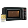 Exquisit Mikrowelle RMW720-3GDIG Schwarz | 20 Liter Nutzinhalt | 700 Watt | Schwarz