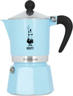 Bialetti Rainbow, Italienische Espresso-Kaffeemaschine, Aluminium, 3 Tassen, Blau -Bosch Verkäufe 174ee72e6530517b7fadd7e18233d78e