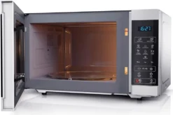 SHARP YC-MS51ES - Mikrowellenherd Mit Einer Funktion - 25 L - Drehteller 31,5 Cm - 900 W Leistung