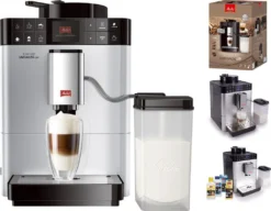 Melitta Caffeo Varianza CSP F570-101 Kaffeevollautomat Mit Milchbehälter, One Touch Funktion - Silber -Bosch Verkäufe 1b67d9e9870d5720cc17fc57cb3e2cdf