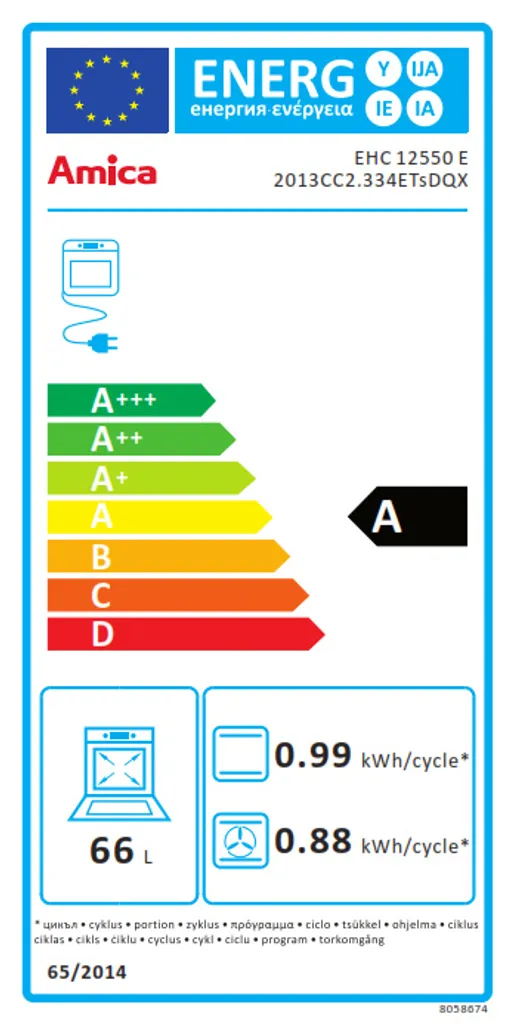 Amica EHC 12550 E Elektro-Herdsets - Edelstahl 5 Amica EHC 12550 E Elektro-Herdsets - Edelstahl – Bild 3