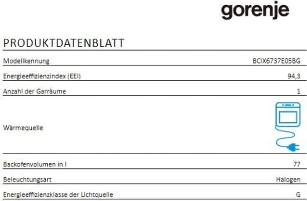 Gorenje Black Set 4 INDUCTION Einbauherd - Set Mit Induktions-Kochfeld Mit Edelstahlrahmen - 77L XXL Volumen - GentleClose - AirFry - PizzaMode - ChildLock - PerfectGrill - Teleskopauszüge - Schwarz 21 Gorenje Black Set 4 INDUCTION Einbauherd - Set Mit Induktions-Kochfeld Mit Edelstahlrahmen - 77L XXL Volumen - GentleClose - AirFry - PizzaMode - ChildLock - PerfectGrill - Teleskopauszüge - Schwarz – Bild 19