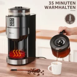 Kompakte Kaffeemaschinen Mit Mahlwerk Filterkaffeemaschine Kaffeemaschine Mit Mühle Für Bohnenkaffee Und Kaffeepulver 2/4/6 Tassen, Schwarz -Bosch Verkäufe 1dec6363e148ac8ad47aabe9736220b7