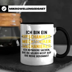 Lustige Tasse Automechaniker KFZ Mechaniker Geschenk Mechatroniker Werkstatt Tasse (Schwarz) -Bosch Verkäufe 1e7ad2fc84454c13b91044efdadabece