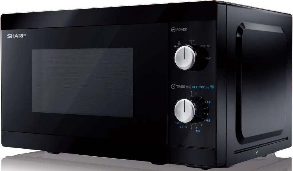 Sharp YC-MS01E-B, Arbeitsfläche, Solo-Mikrowelle, 20 L, 800 W, Drehregler, Schwarz 11 Sharp YC-MS01E-B, Arbeitsfläche, Solo-Mikrowelle, 20 L, 800 W, Drehregler, Schwarz – Bild 9