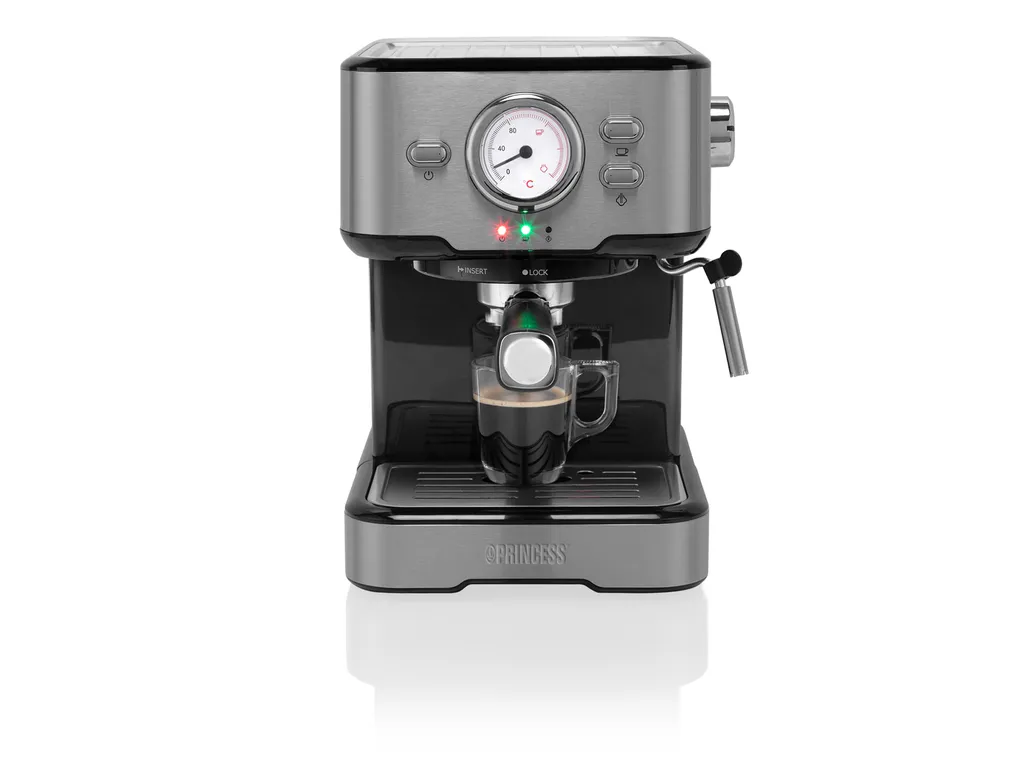 Princess 2 Tassen Espresso- & Kapselmaschine Mit Milchaufschäumer 11 Princess 2 Tassen Espresso- & Kapselmaschine Mit Milchaufschäumer – Bild 9