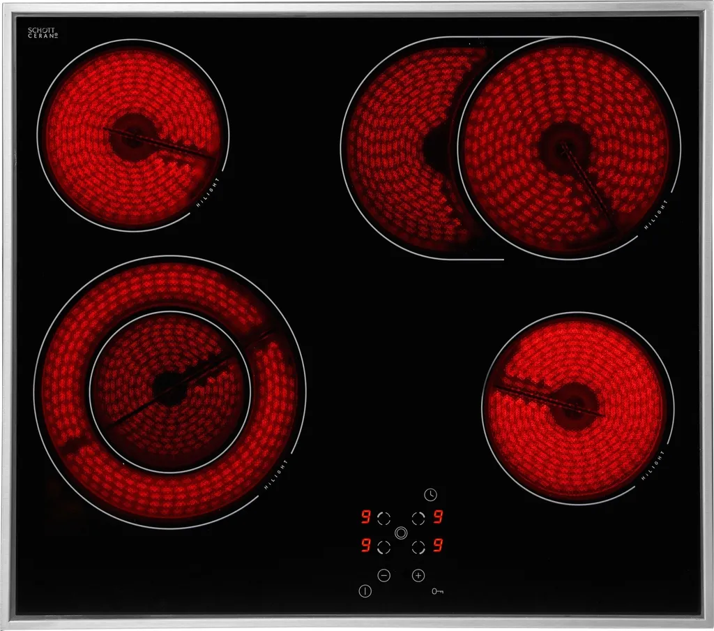 Amica KMC 742 600 E, Autarkes Glaskeramikkochfeld, 60 Cm, Edelstahlrahmen, 4 Kochzonen 5 Amica KMC 742 600 E, Autarkes Glaskeramikkochfeld, 60 Cm, Edelstahlrahmen, 4 Kochzonen – Bild 3