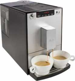 MELITTA E950-666 - Automatische Kaffeemaschine Solo Pure Silver - 1400 W - 3 Intensitätseinstellungen - 125 G Bohnenbehälter -Bosch Verkäufe 236d5b2d7498208b81b28a53cc15eaf4