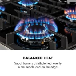 Klarstein Ignito 4 Zonen Gaskochfeld - 4-flammig Aus Glaskeramik, New Edition, Autark, 60cm, Sabaf-Brenner, Erdgas/Propangas, Sicher Mit Abschaltautomatik, Topfträger Aus Gusseisen, Einbau, Schwarz -Bosch Verkäufe 23ddd8f3b59984d91176eaa5df8be162