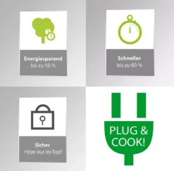 CASO ProGourmet 2100 Induktionskochplatte Mobil, Smart Control 2100 Watt, 4 Direkt- Und Warmhaltefunktion 60-240°C, Überhitzungsschutz, Glaskeramik -Bosch Verkäufe 24a938aa56eda5075007f8514d5aac94