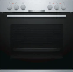 Bosch HEA510BS2 Einbauherd, Serie 2, 3D-Heißluft, GranitEmail-Innenraum, Garraumvolumen 71 L