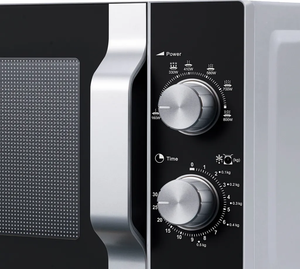 Mikrowelle Solo-Mikrowellengerät Sharp R204SA 6 Leistungsstufen 800 Watt Silber 7 Mikrowelle Solo-Mikrowellengerät Sharp R204SA 6 Leistungsstufen 800 Watt Silber – Bild 5