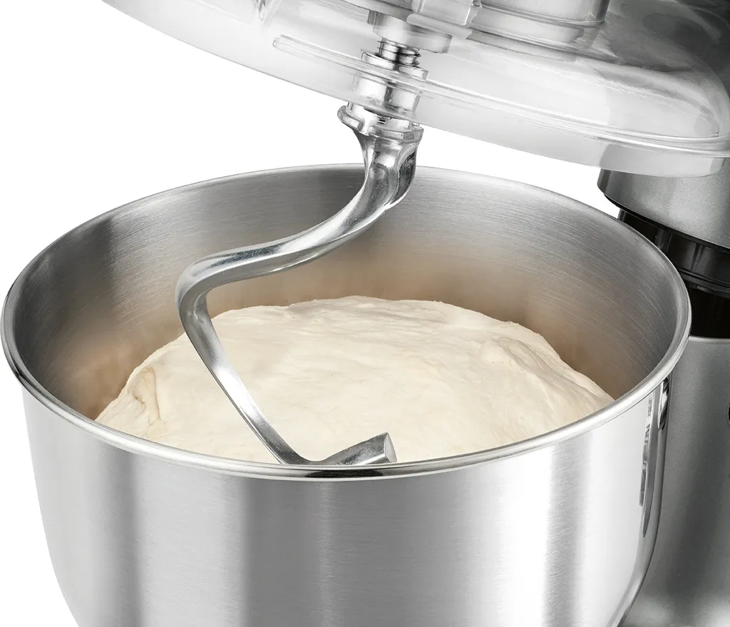 Clatronic KM 3674 Knetmaschine Inkl. Fleischwolf, Glas-Mixaufsatz, Pastafunktion, Digital LCD-Display, 6,2 Liter Edelstahlrührschüssel, 1200 W, Titan 3 Clatronic KM 3674 Knetmaschine Inkl. Fleischwolf, Glas-Mixaufsatz, Pastafunktion, Digital LCD-Display, 6,2 Liter Edelstahlrührschüssel, 1200 W, Titan