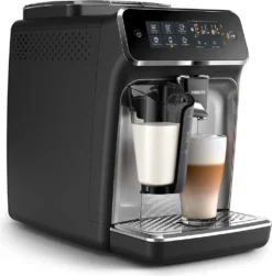 Philips Kaffeevollautomat 3200 Series, 5 Kaffeespezialitäten, LatteGo Milchsystem, Touchdisplay, Schwarz (EP3246/70) -Bosch Verkäufe 2672292f5274cb3e83307f953f254477
