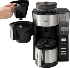 Melitta Aroma Fresh Therm - Kaffeemaschine - Edelstahl/schwarz -Bosch Verkäufe 27180a59d367fc4fd060dec69466aaaa