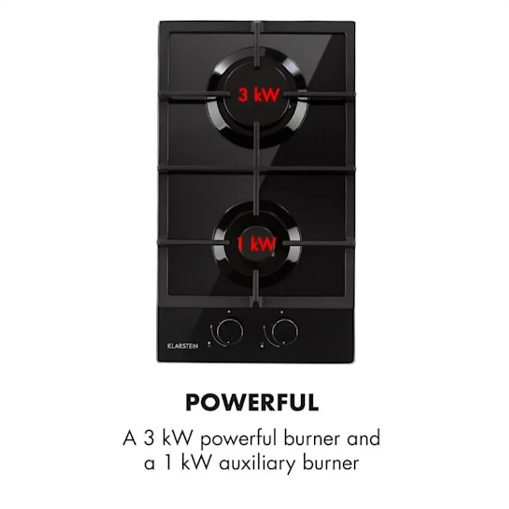 Klarstein Gasherd Einbau-Gaskochfeld - Sabaf-Brenner - Gaskochfeld Für Propan/Erdgas - Gasherd Kochfeld Einbau Gasherd - Glaskeramik - 2-Flammig - 30cm - Schwarz Einbau Gas Kochfeld Gasherd 2 Platten Kochfelder Herdplatte Kochplatte Einbaukochfeld 8 Klarstein Gasherd Einbau-Gaskochfeld - Sabaf-Brenner - Gaskochfeld Für Propan/Erdgas - Gasherd Kochfeld Einbau Gasherd - Glaskeramik - 2-Flammig - 30cm - Schwarz Einbau Gas Kochfeld Gasherd 2 Platten Kochfelder Herdplatte Kochplatte Einbaukochfeld – Bild 6