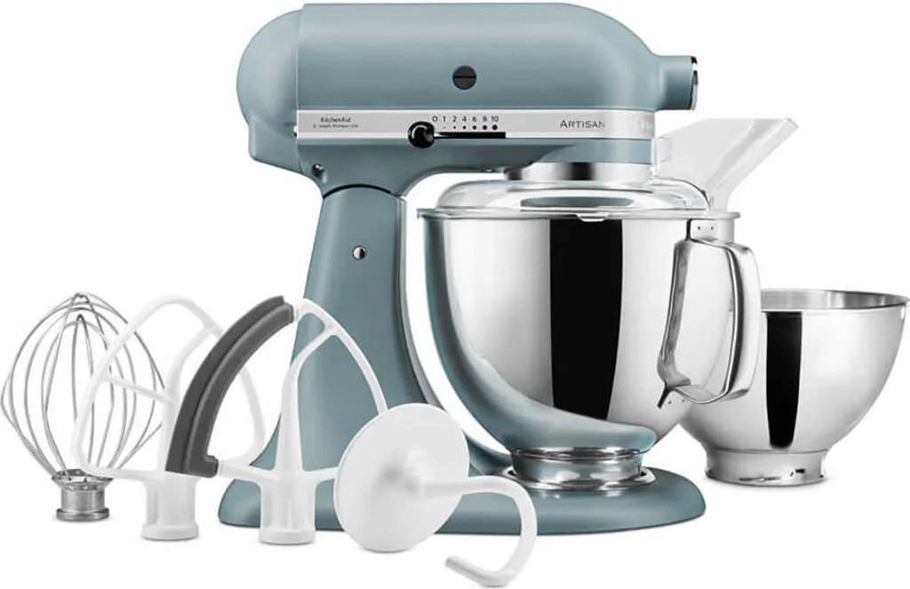 KitchenAid Küchenmaschine ARTISAN 4,8 Liter 5KSM175PSEMF Nebelblau 4 KitchenAid Küchenmaschine ARTISAN 4,8 Liter 5KSM175PSEMF Nebelblau – Bild 2