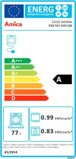 Amica EBX 947 600 SM Backöfen - Matt Schwarz -Bosch Verkäufe 2a68e1b5a7e46032406eece5b9d1afbc