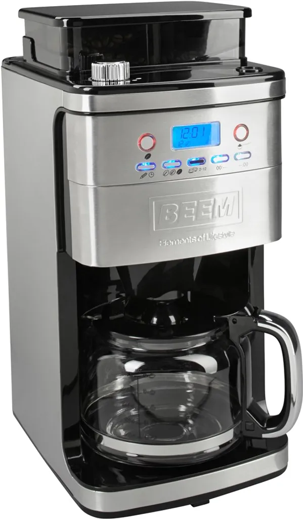 BEEM FRESH-AROMA-PERFECT SUPERIOR Filterkaffeemaschine Mit Mahlwerk - Glas | BASIC SELECTION | Edelstahl 3 BEEM FRESH-AROMA-PERFECT SUPERIOR Filterkaffeemaschine Mit Mahlwerk - Glas | BASIC SELECTION | Edelstahl