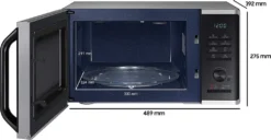 SAMSUNG MG23K3515AS Mikrowelle Mit Grill, 800 W, 23 L Garraum, Edelstahl -Bosch Verkäufe 2aa66f783d64eae206335d7717420c22