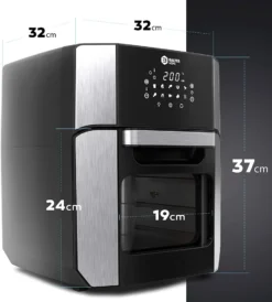 BALTER Heißluftfritteuse Heissluft Friteuse Heißluft Fritteuse Edelstahl 12 Liter, HL-1200 -Bosch Verkäufe 2b0a5c0d046135f5c876341e19b3b812