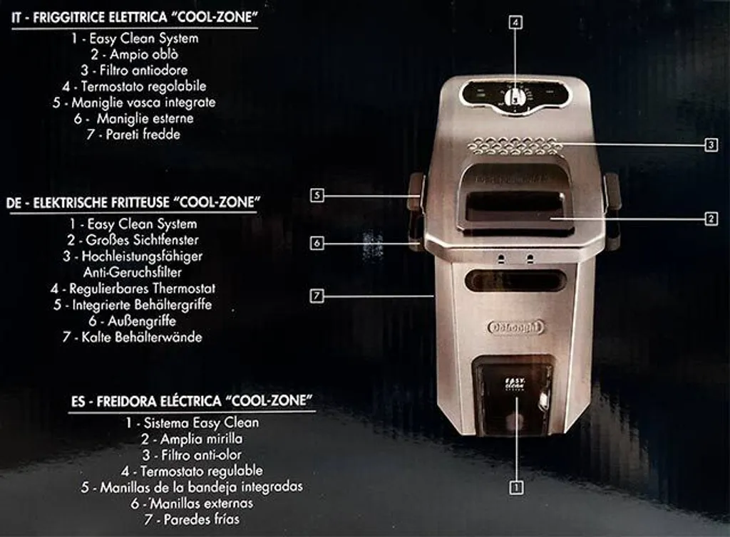 De'Longhi DeLonghi F44532CZ PremiumFRY Friteuse 6 De'Longhi DeLonghi F44532CZ PremiumFRY Friteuse – Bild 4