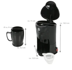 Kaffeemaschine Für 1 Tasse Mit Dauerfilter, An-/Aus-Schalter Mit LED, Befestigungsmaterial, 24 V Für LKW, Wohnmobil, Boot -Bosch Verkäufe 307f75625f98de04cf0876752a370934