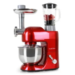 Klarstein Lucia Rossa Küchenmaschine Mixer (1200 Watt, 5 Liter Rührschüssel, Fleischwolf, Saftpresse ) - Rot -Bosch Verkäufe 316375e83c08c83b38ab079c10c2322f