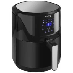 LLIVEKIT WAF0017DE Heißluftfritteuse Luftfritteuse Airfryer Heißluftfritöse Korb 10 Programmen Ohne Öl 5L 1400W 80-200℃ Schwarz -Bosch Verkäufe 323fd4ef18dc0703089bb36fe8841bae