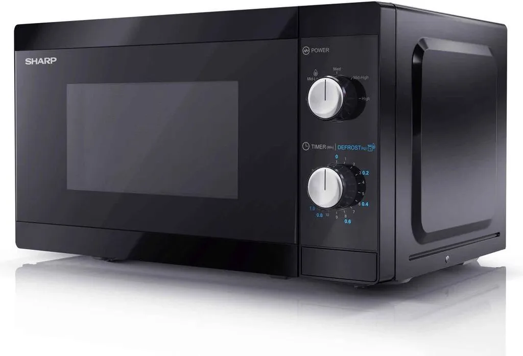 Sharp YC-MS01E-B, Arbeitsfläche, Solo-Mikrowelle, 20 L, 800 W, Drehregler, Schwarz 4 Sharp YC-MS01E-B, Arbeitsfläche, Solo-Mikrowelle, 20 L, 800 W, Drehregler, Schwarz – Bild 2