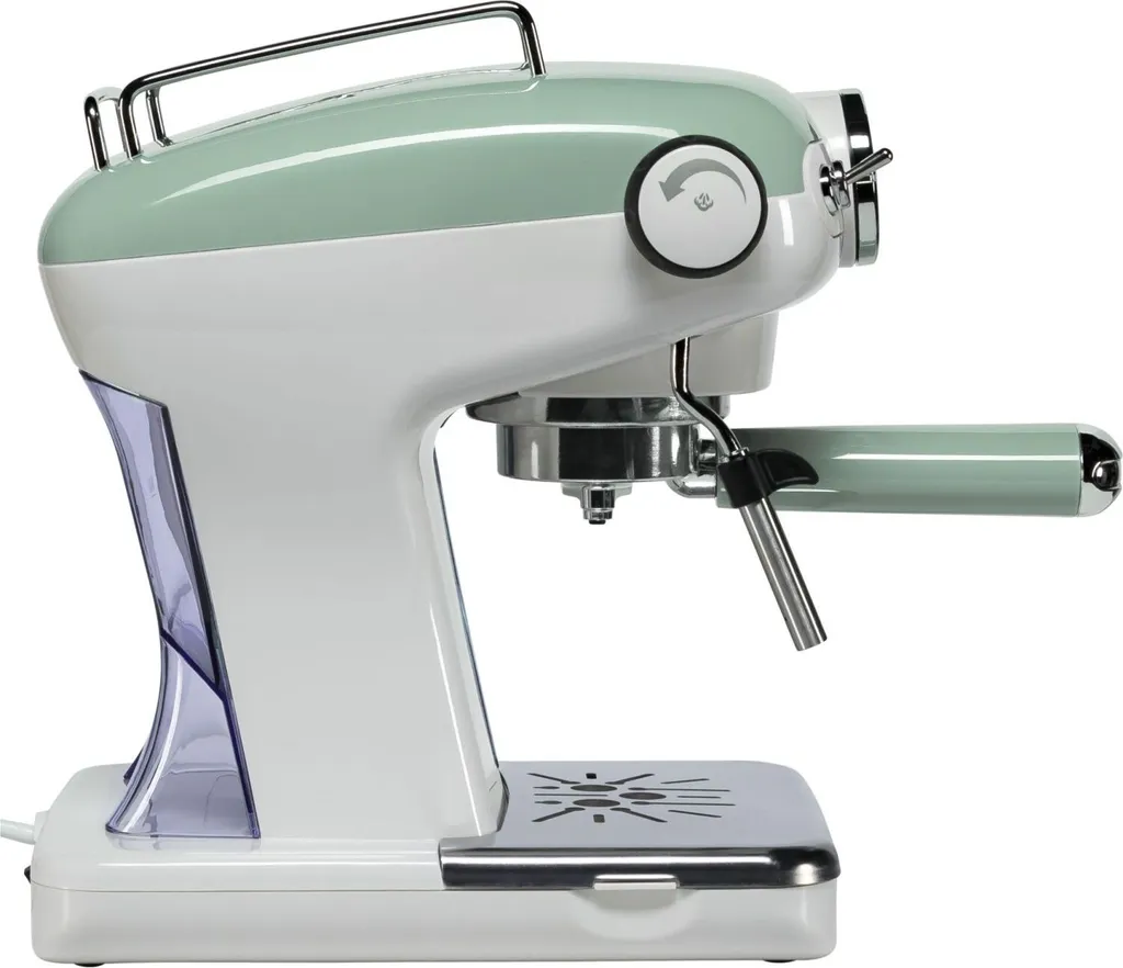 Ariete Vintage Siebträger-Espressomaschine Grün 10 Ariete Vintage Siebträger-Espressomaschine Grün – Bild 8