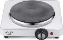 Adler AD 6503 Elektroherd-Einzelkochplatte 1500W, Weiß