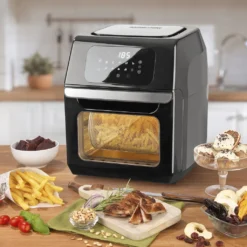 GOURMETmaxx Heißluft-Fritteuse Digital - 12l - 1800W Heißluft Fritteuse Fettfrei 12L Friteuse Airfryer Digital Drehgrill XL Fritöse -Bosch Verkäufe 3c872268d50ee7f8c360b6cf7271ca52