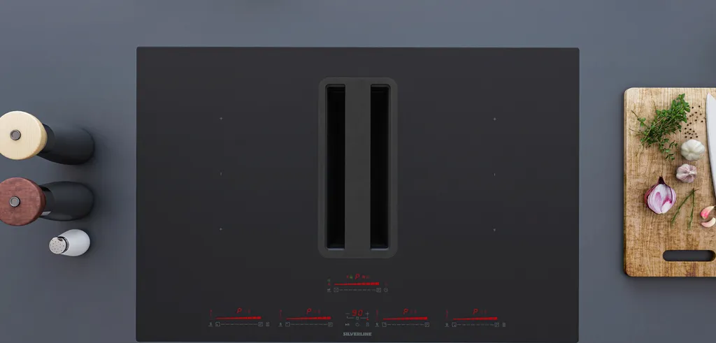 Silverline FLPK 820 ES Flow-In Pro Induktionskochfeld Mit Abzug 80 X 52 Cm 3 Silverline FLPK 820 ES Flow-In Pro Induktionskochfeld Mit Abzug 80 X 52 Cm